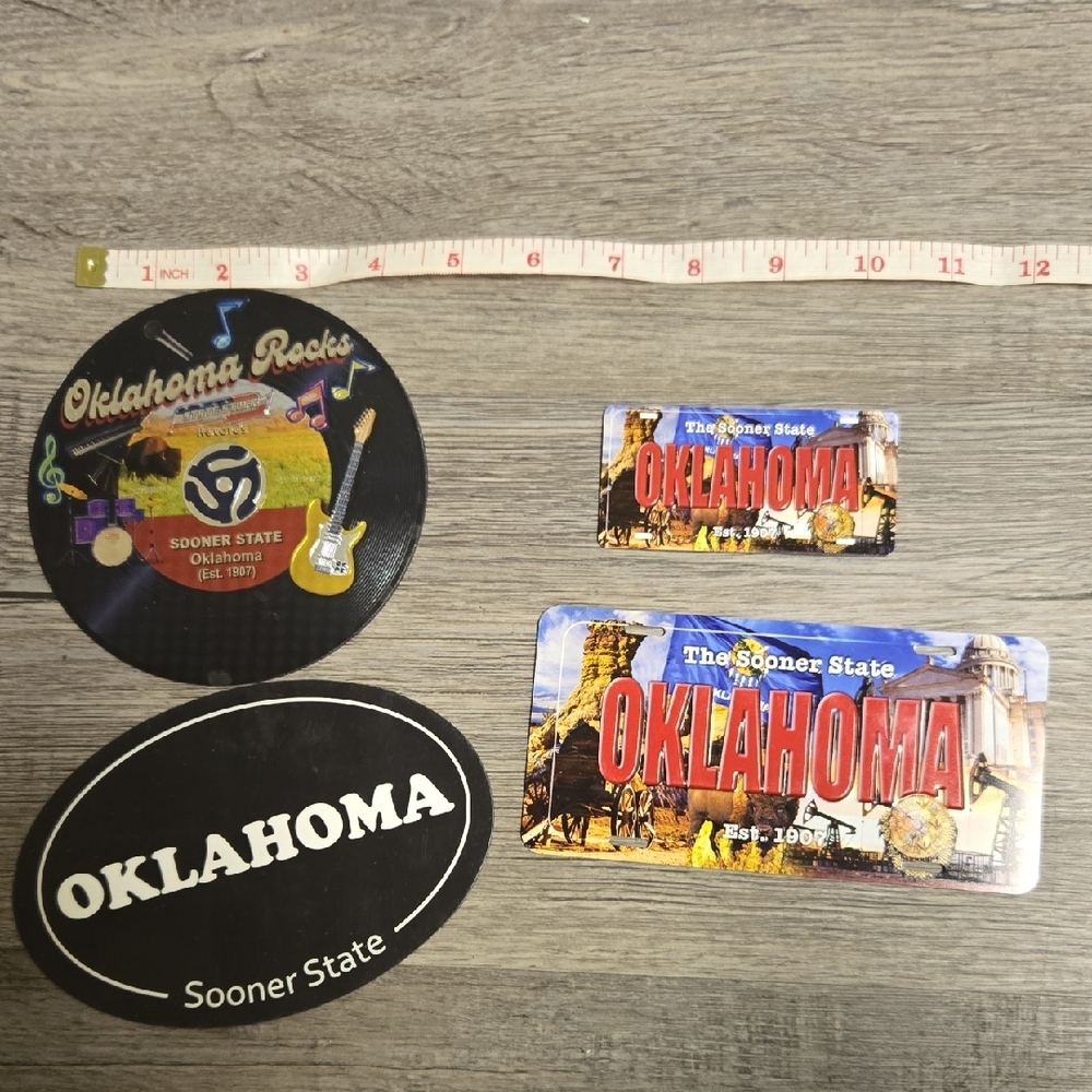 Oklahoma Souvenir Sticker Set - Picture 2 of 8
